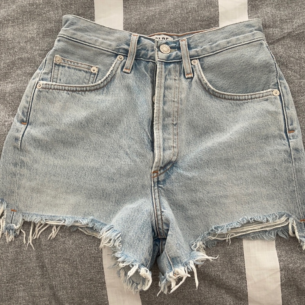 Agolde dee super high rise shorts
